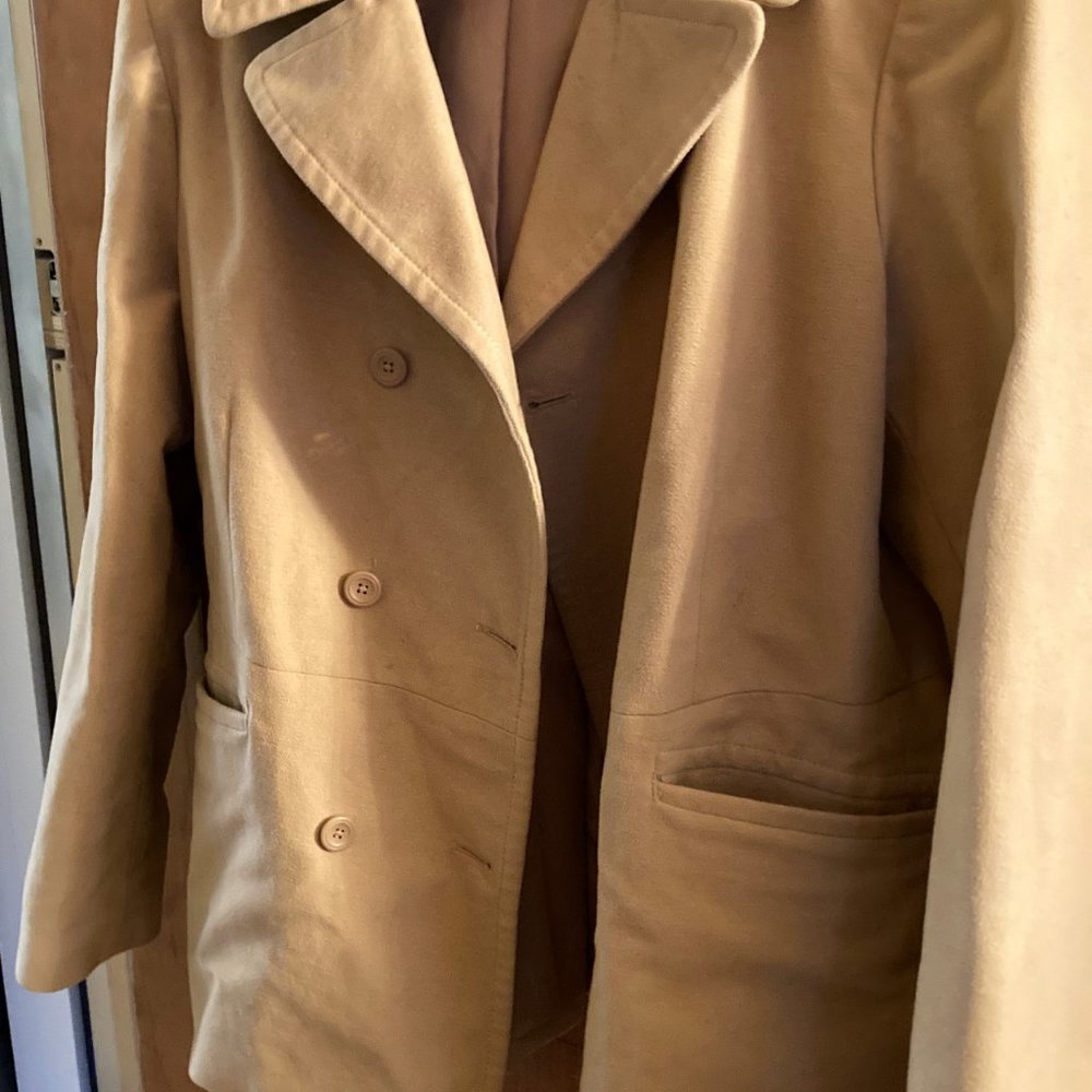 Gap Beige Brown Jacket! Faux Soft Suede, Large